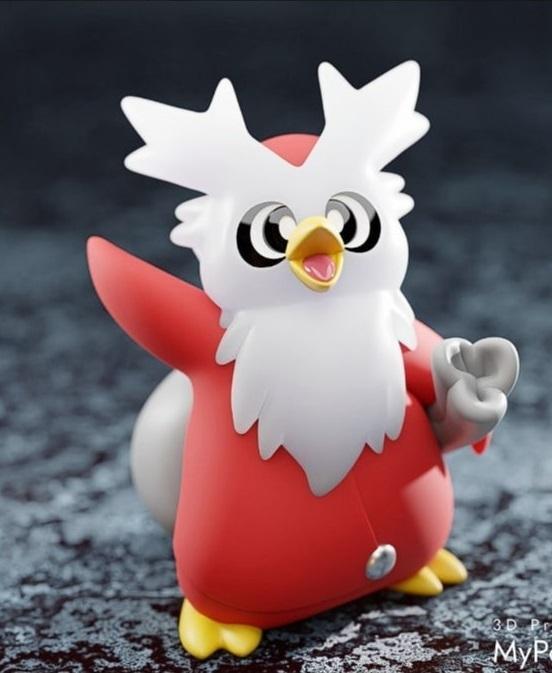 Suporte Alexa Echo Dot 4a e 5a Geração Delibird Pokemon