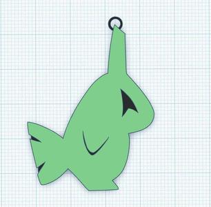 POKEMON LARVITAR KEYCHAIN