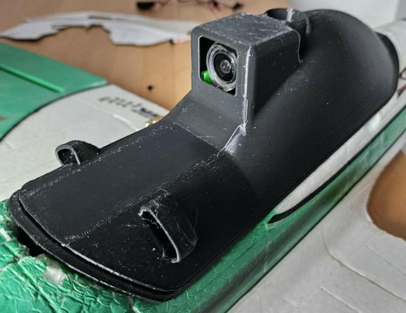 FPV Haube für DJI O3 zum Einbau in Dogfighter von Multiplex mit Headtracking / FPV hood for DJI O3 for installation in Dogfigther from Multiplex with head tracking