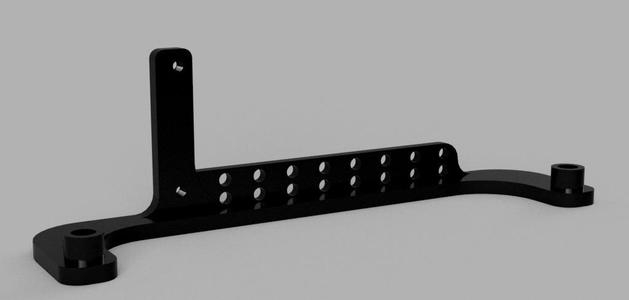 Tevo Delta (Little Monster) cable bracket + additional external driver holder