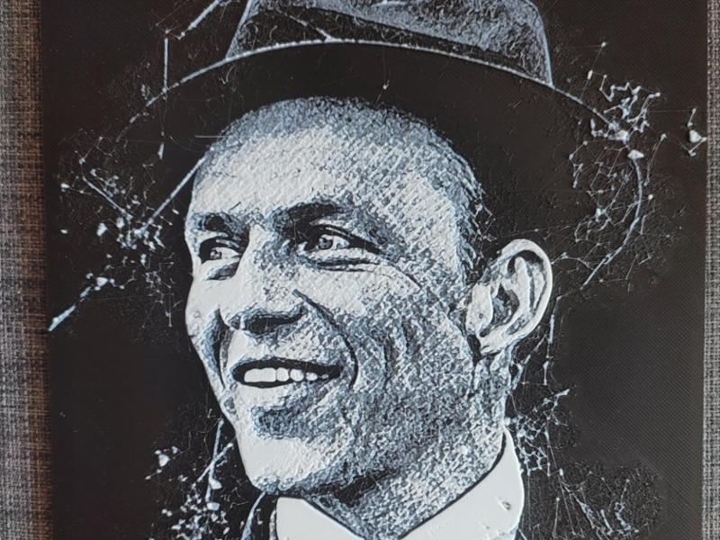 4-color HueForge Frank Sinatra