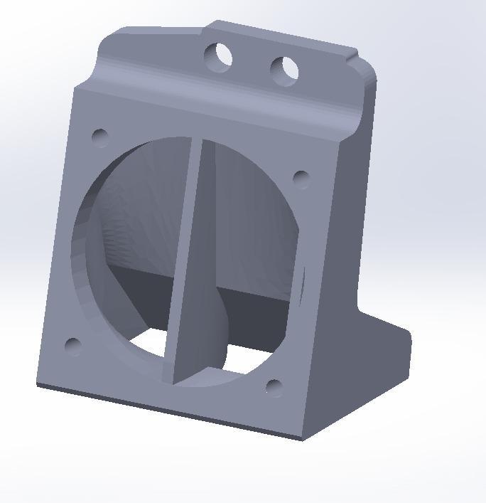Ultimaker 2+ Right Side Fan Duct