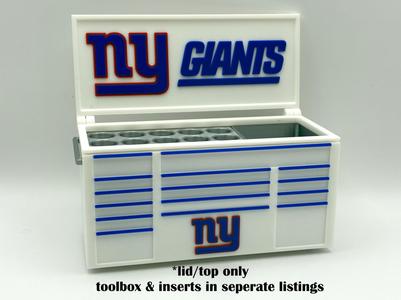 Lid- New York Giants NFL football toolbox desk pen