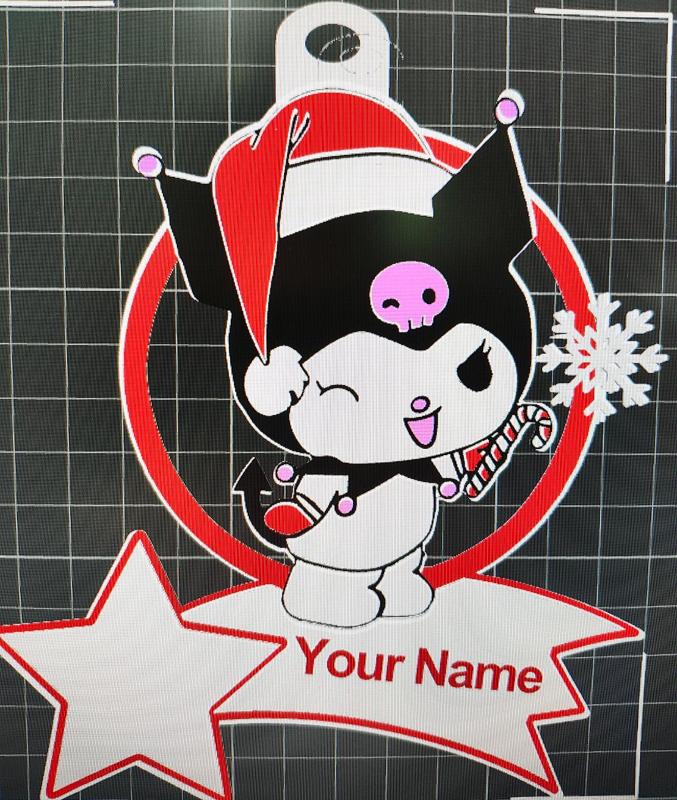 Kuromi Christmas ornament (Natale)
