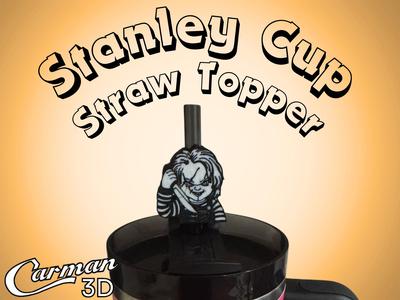 Chucky Child's Play Stanley Cup Straw Topper