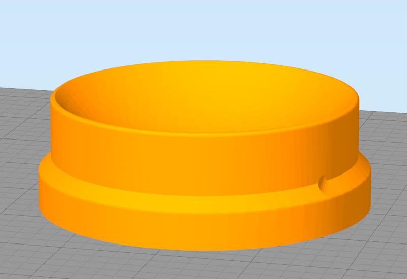 ostrich eggshell bowl with a hole for an ostrich feather