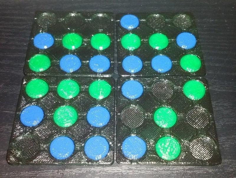 5-Ago (Modular Stone Placement Game Board)