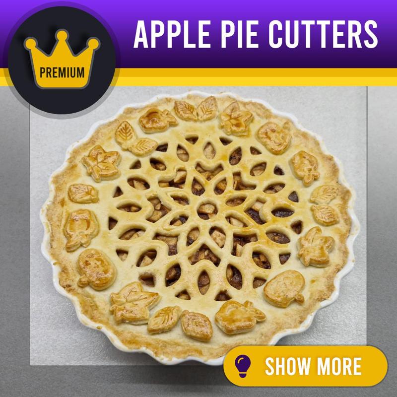 APPLE PIE CUTTERS  - PREMIUM 🍏