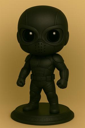Black Noir / Dark Black - Q Posket style (The Boys)