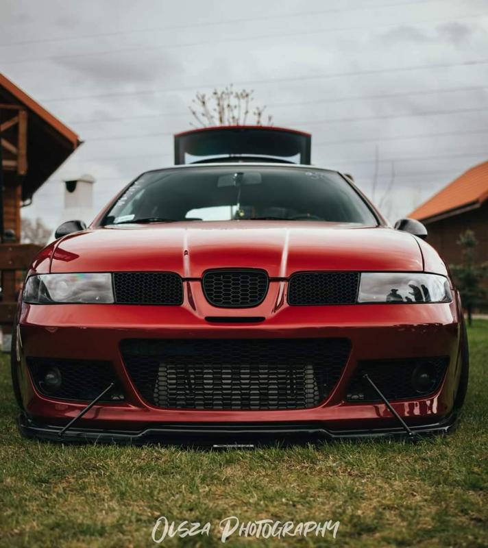 Seat Leon 1m Cupra R front bumper fog light grid