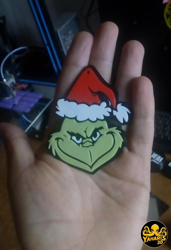 KEYCHAIN OR GRINCH ORNAMENT - CHRISTMAS