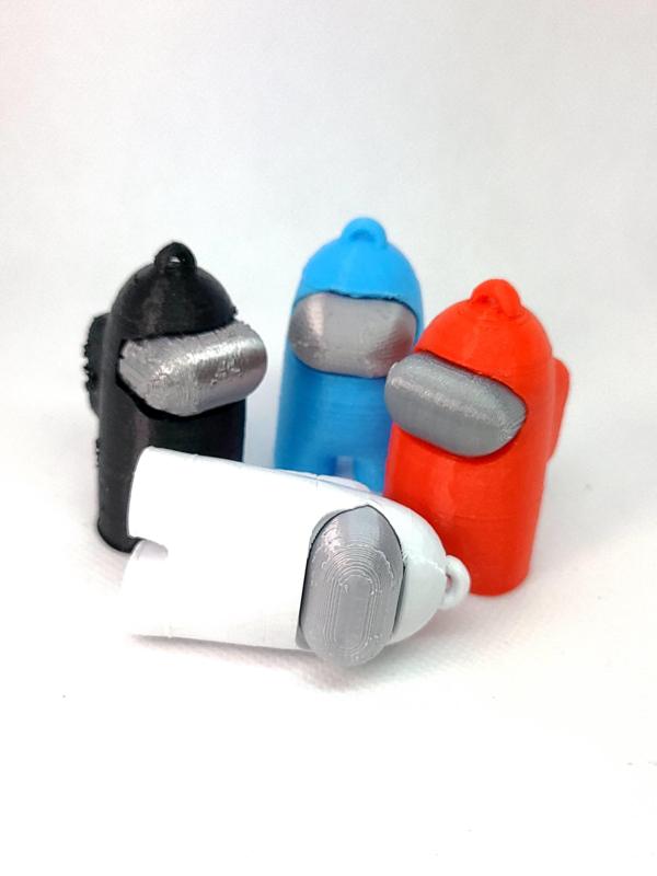 Among Us Crewmate + Mini Crewmates + Keychains