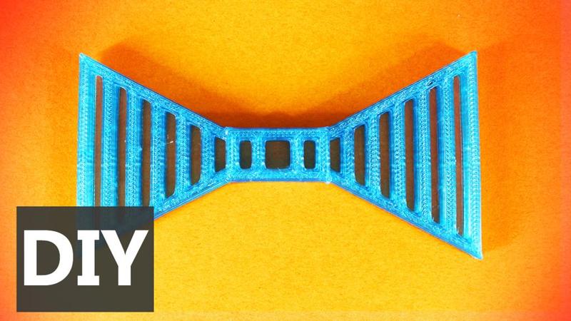 Corbata de moño de lineas - Lines BowTie