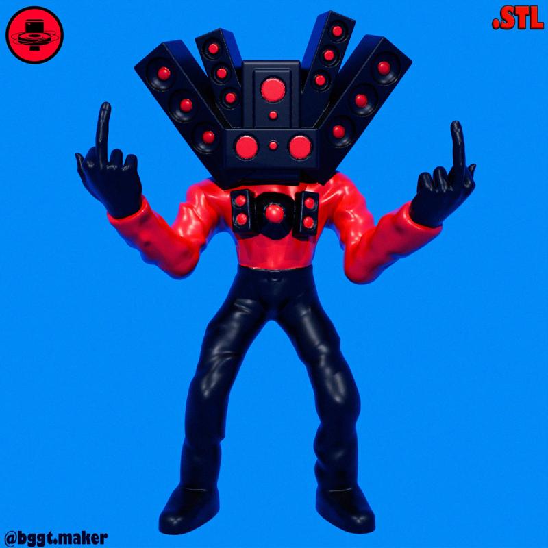 FUNNY TITAN SPEAKERMAN SKIBIDI TOILET | 3D FAN ART