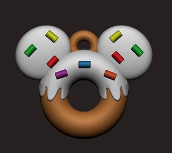 MICKEY 6 CHRISTMAS KEYCHAIN