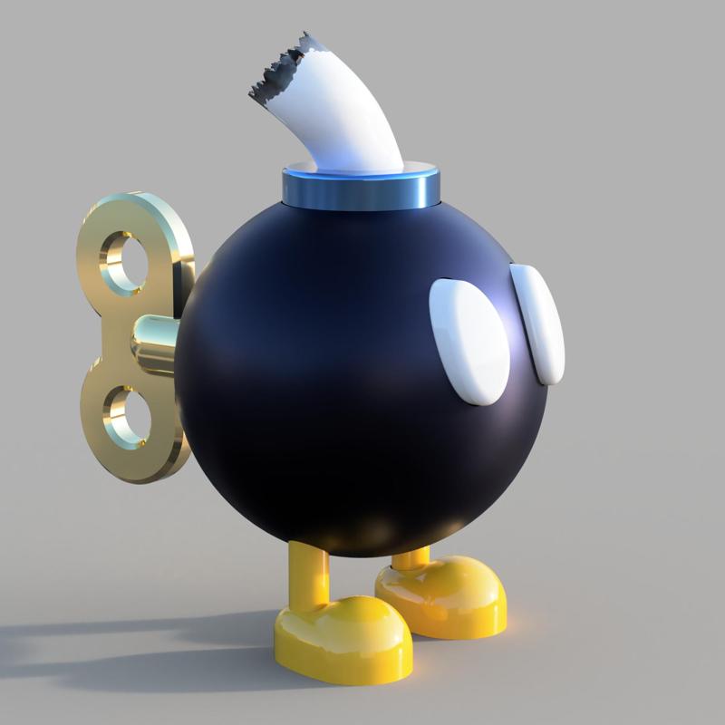 Bob omb inspired by Super Mario Bros