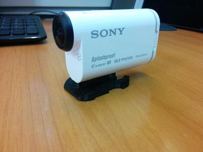 GoPro Quick Release mount for Sony Action Cam AS100V