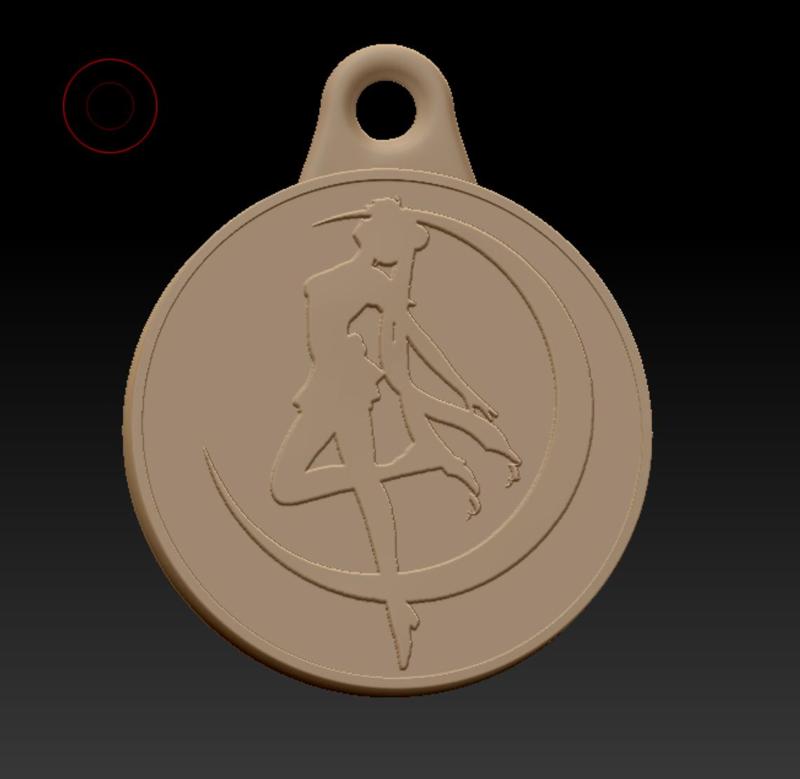 sailor moon keychain