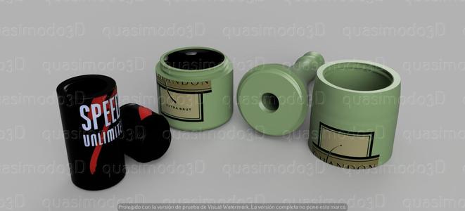 Champagne mat set
