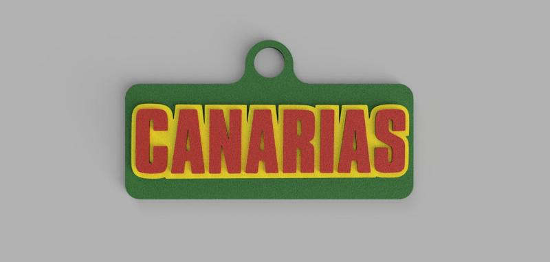 KEY RING CANARY ISLANDS