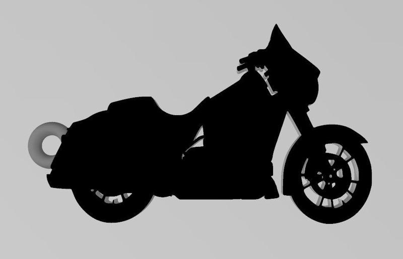 HARLEY STREETGLIDE KEY RING