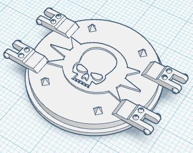 Grimdark Rhinoceros Door for the Rotten Marines