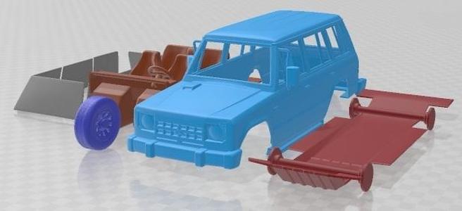 Mitsubishi Pajero Wagon 5door 1983 Printable Car