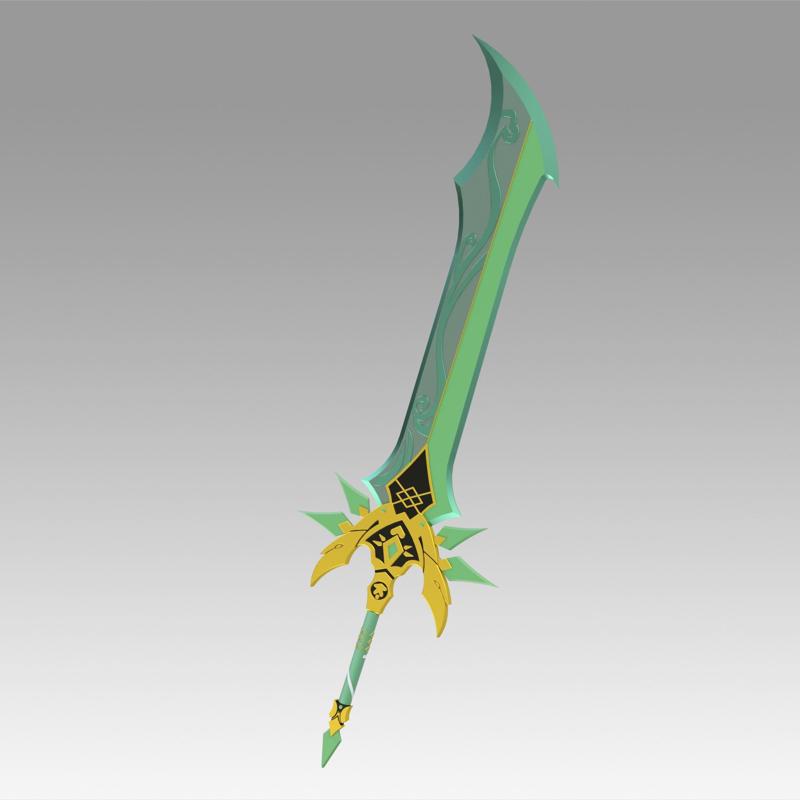 Genshin Impact Primitive Sword Cosplay Weapon Prop