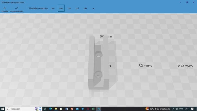 glass door  inferior guide