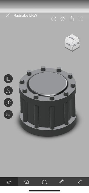 Wheel hub cover for Tamiya Truck Universal 1:14