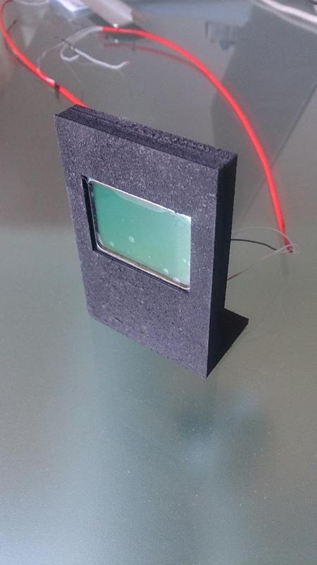 LCD Nokia 5110 stand and PCB. No glue, no wires.