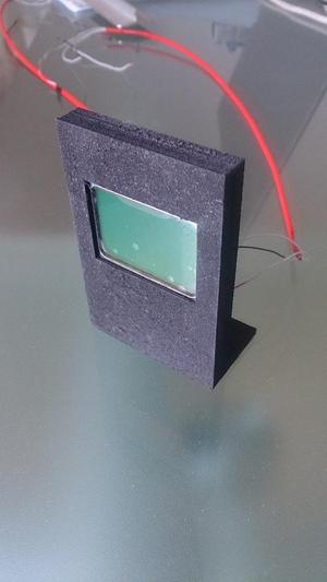 LCD Nokia 5110 stand and PCB. No glue, no wires.