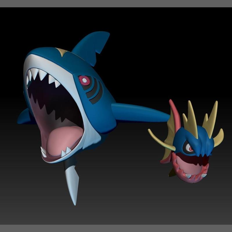 Pokemon Carvanha Sharpedo