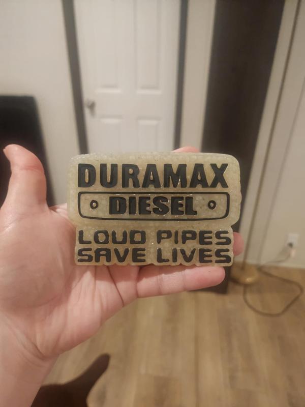 Duramax Diesel Freshie Mold - 3D Model Mold Box for Silicone Freshie Moulds