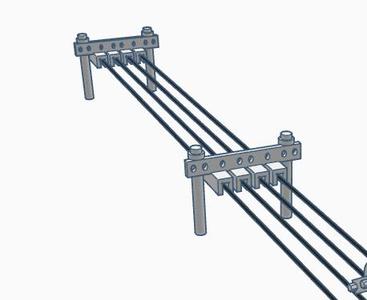 Roll holder 4 compartment (mechanical interlocking) in all tracks directly PLA , ABS, SLA