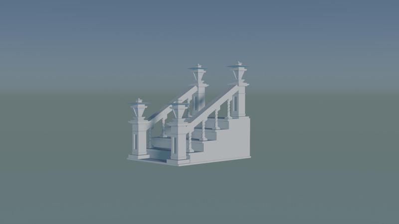 3D staircase