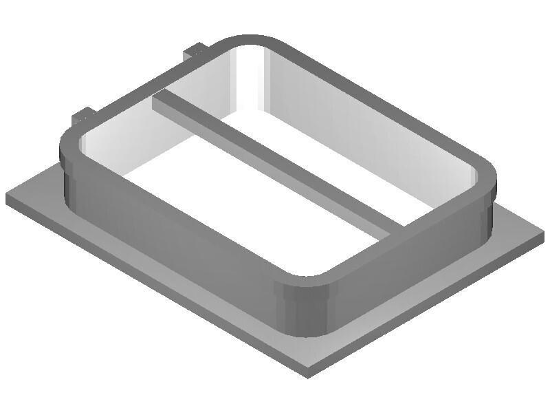 Roof hatch for track 0 - Scale 0 - 1:43 (approx.)