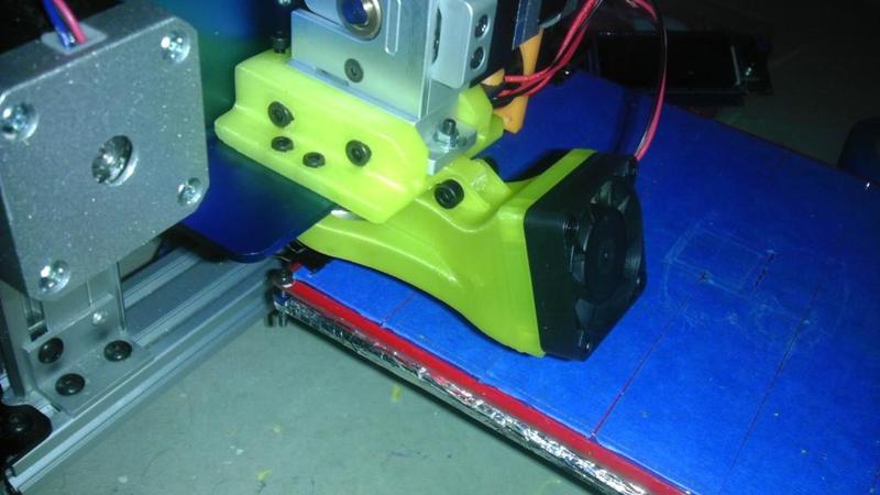 Fan Duct for Hexagon / Bulldog Extruder Combo