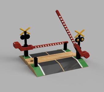 Level crossing with barriers - Brio/Ikea