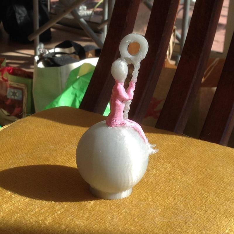 Miley on a base
