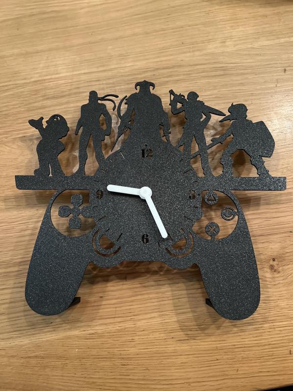 Gaming Themed Desk Clock