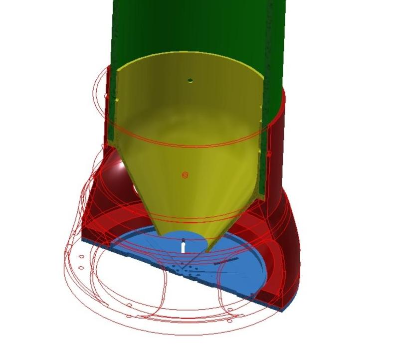 Birdseed dispenser for KG pipe
