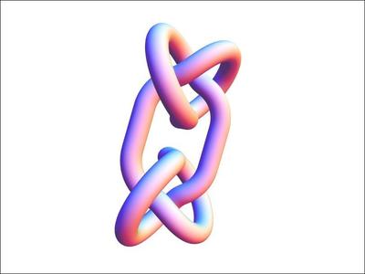 Composite Knot: 3_1 # 3_1 (square and granny versions)