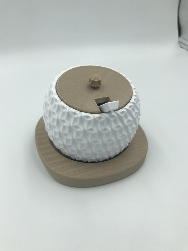 Pattern Sugar or Spice Bowl