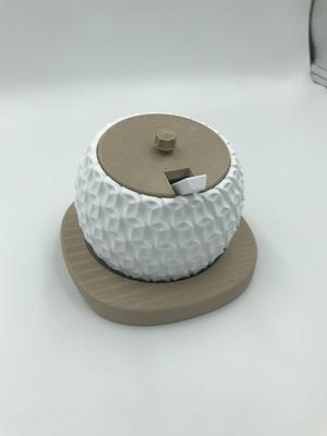 Pattern Sugar or Spice Bowl