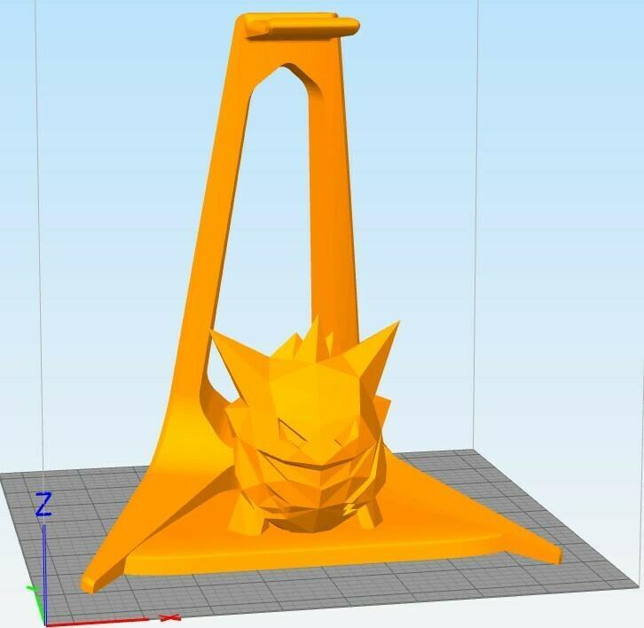 Gengar Low Poly Headphone Stand