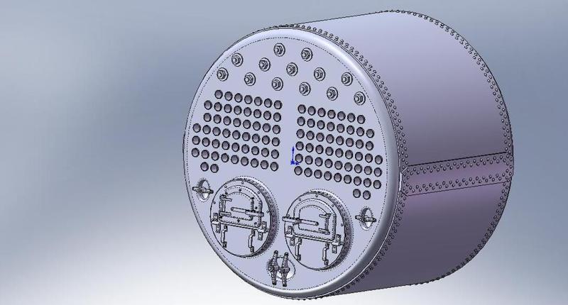 Medium scotch marine boiler