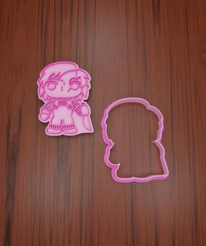 Stamp + Cutter Halloween #9 "Chuky" 8 cm