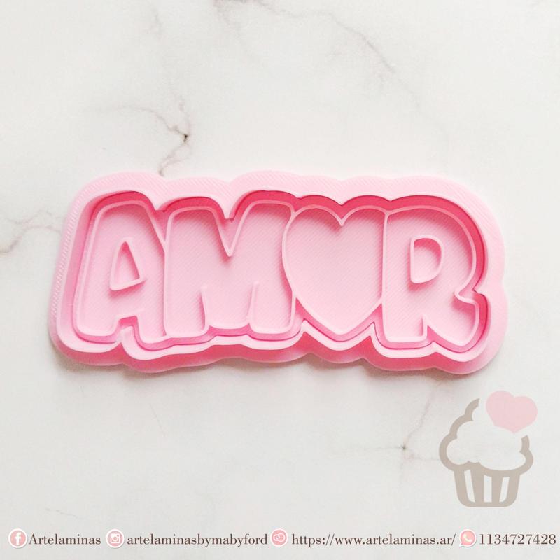 Word Love Cookie Cutter