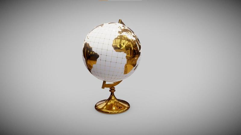 Golden Globe Decoration